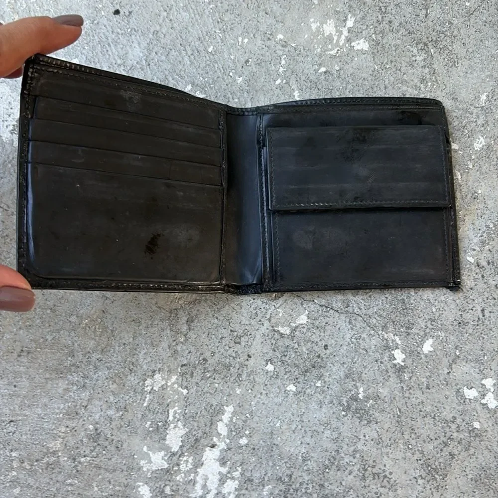 Bvlgari men’s bi fold wallet